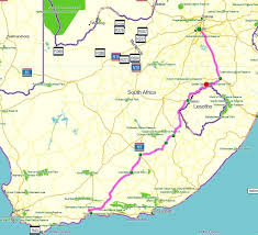 Self Drive Route 4 Johannesburg To