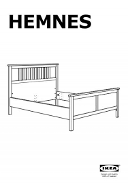 Ikea Hemnes Cadre De Lit S89931560