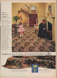 1960 lees carpet vine ad carpet