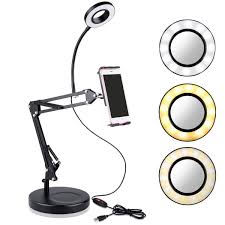 Mobile Flashes Selfie Lights Led Ring Light Stand In 2020 Selfie Ring Light Led Ring Light Cell Phone Holder