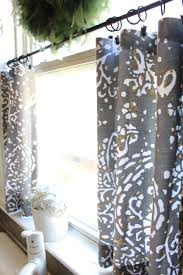 If you have decided to add new style or life to your old kitchen, you have found the right. No Sew Cafe Curtains Day 22 Simple Stylings