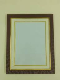 golden 4mm rectangular photo frame