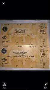 Dave Matthews Band 11 29 18 2 Tickets At Madison Square