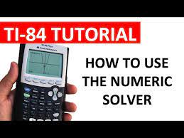 Numeric Solver On The Ti 84 Plus Ce