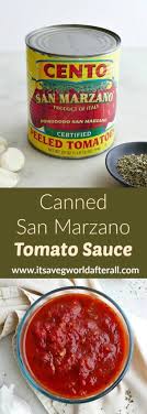 canned san marzano tomato sauce
