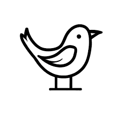 free bird coloring page