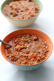 slow cooker sausage lentil rice soup