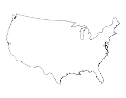 Blank Map Of The United States Printable Usa Map Pdf Template