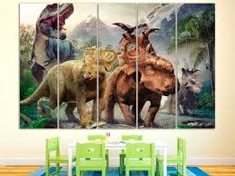 Dinosaurs Wall Art Canvas Print T Rex