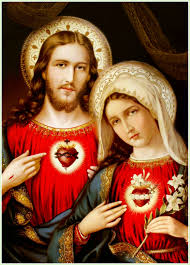 Résultat de recherche d'images pour "marie et jesus christ sacré coeur statues"