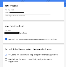 how to set up a google adsense account