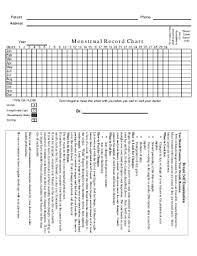 Menstrual Chart Printable Fill Online Printable Fillable