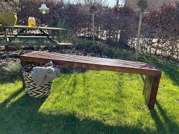 Modern Garden Bench On Order