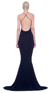 Fishtail dresses are fab and you will be able to look great in any one of the dresses that we stock. Low Back Fishtail Gown Norma Kamali