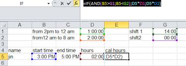 Calculating Overtime Hours In Excel Stack Overflow