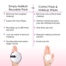 reusable makeup remover pads set