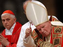 Ratzinger y Juan Pablo II