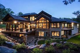 Exquisite organic modern home on a wooded property in Minnesota | House  designs exterior, House exterior, Dream house exterior gambar png