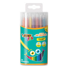 ultra washable markers plastic