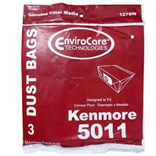 Kenmore 5011 Type P Vacuum Bags 761742 3 Pack