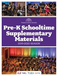 Pre K Schooltime Supplementary Materials By Pittsburgh