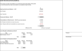 Free Bank Reconciliation Template Xls 25kb 2 Page S