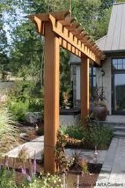 Gates set within a trellis wall such as seen in this shadescape® diy trellis plan are a fine example of when a rolling gate is a plus. Diy Arbors And Trellises Pdf Woodworking Plans Trellis Wooden Plans How To And Diy Guide Outdoor Pergola Backyard Pergola Yard Design
