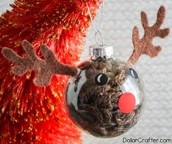 3 simple diy reindeer ornaments. Easy Diy Reindeer Face Christmas Ornaments Dollar Crafter