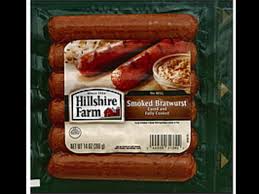 smoked bratwurst link sausage nutrition