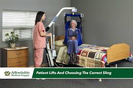 correct sling for patient lifts