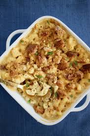 three cheese mac and cheese baked