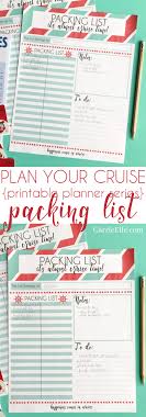 Printable Cruise Packing List For Kids Carrie Elle