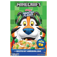 minecraft frosted flakes cereal