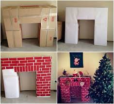 Diy Cardboard Decorative Fireplace