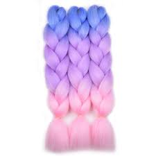 This hair trend is bold and fun. Amazon Com Bacana Ombre Braiding Hair Kanekalon Braiding Hair Extensions 3pcs Jumbo Braiding Hair For Box Braids 24inch Blue Purple Pink Beauty
