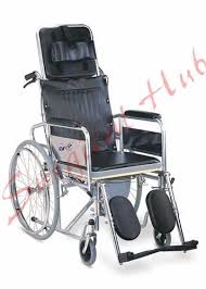 black detachable portable wheelchair