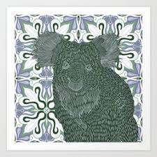 cute koala art prints to match any home