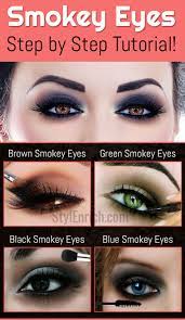 smokey eyes makeup step by step