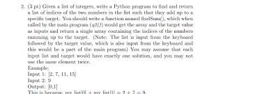 integers write a python chegg