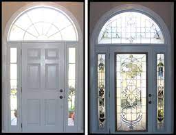 front entry decorative door glass