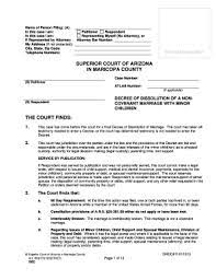You begin the procedure by filing a petition for dissolution of marriage in the superior court of the county where you live. Decree Of Dissolution Of Marriage Fill Out And Sign Printable Pdf Template Signnow