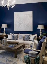 navy blue living room