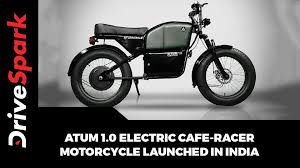 The motorcycle industry is finally starting to embrace electric technology after the rest of the automotive world left them behind. Atum 1 0 Electric Cafe Racer Motorcycle Launched In India Video Dailymotion
