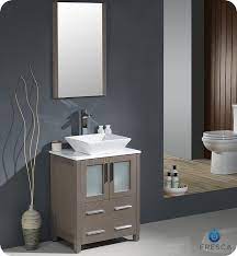 modern bathroom vanity w vessel sink