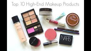 top 10 high end makeup items