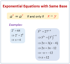 equation solver with exponents
