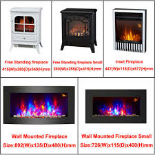 Modern Electric Fireplace Heater Fire