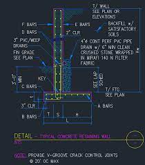 Concrete Retaining Wall Master Design