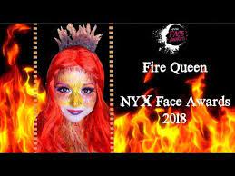 fire queen fmwg makeup nyx face