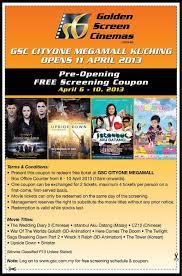 Gsc city one mall kuching sarawak onestoplist. Free Screenings At Gsc Cityone News Features Cinema Online
